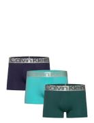 Trunk 3Pk Boxershorts Green Calvin Klein