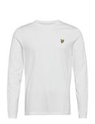 Plain L/S T-Shirt Tops T-Langærmet Skjorte White Lyle & Scott