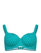 Jewel Cove Swimwear Bikinis Bikini Tops Wired Bikinitops Blue Freya