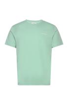 Micro Logo Interlock T-Shirt Tops T-Kortærmet Skjorte Green Calvin Kle...