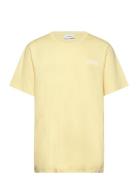 Blake T-Shirt Tops T-Kortærmet Skjorte Yellow Les Deux