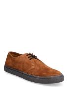 Linden Suede Low-top Sneakers Brown Fred Perry