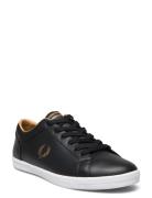 Baseline Leather Low-top Sneakers Black Fred Perry