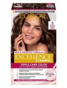 L'oréal Paris Excellence Color Cream Kit 5 Natural Light Brown Beauty ...