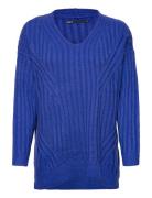 Onlbella Nicoya Zl L/S Long Pull Cc Knt Tops Knitwear Jumpers Blue ONL...