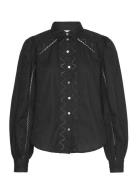 Yaskenora Ls Shirt S. Noos Tops Shirts Long-sleeved Black YAS