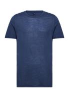 Jbs Of Dk T-Shirt Wool Gots Tops T-Kortærmet Skjorte Navy JBS Of Denma...