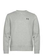 Ua Unstoppable Flc Crew Sport Sweatshirts & Hoodies Sweatshirts Grey U...