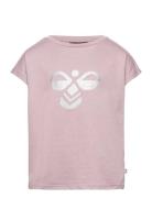 Hmldiez T-Shirt S/S Sport T-Kortærmet Skjorte Pink Hummel