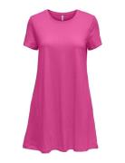 Onlmay Life S/S Pocket Dress Jrs Kort Kjole Pink ONLY