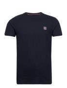 Vin T-Shirt Massimo Men Tops T-Kortærmet Skjorte Navy VINSON