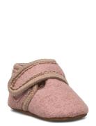 Classic Wool Slippers Slippers Hjemmesko Pink Melton