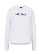 The Hugo Sweater Tops Sweatshirts & Hoodies Sweatshirts White HUGO