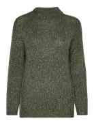 Frspotta Pu 1 Tops Knitwear Jumpers Green Fransa