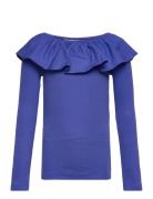 Renate Tops T-shirts Long-sleeved T-Skjorte Blue Molo
