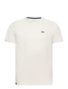 Badge T-Shirt Tops T-Kortærmet Skjorte Grey Lee Jeans