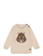 Pilou - Pullover Tops Knitwear Pullovers Beige Hust & Claire