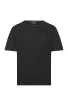 10/1 Jersey-Ssl-Tsh Tops T-Kortærmet Skjorte Black Polo Ralph Lauren