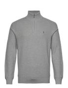 Mesh-Knit Cotton Quarter-Zip Sweater Tops Knitwear Half Zip Jumpers Gr...