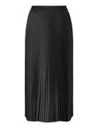 Skirt Knælang Nederdel Black Armani Exchange