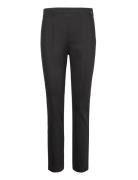 Elevated Slim Knitted Pant Bottoms Trousers Slim Fit Trousers Black To...