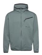 Hooded Full Zip Sweatshirt Sport Sweatshirts & Hoodies Hoodies Green C...