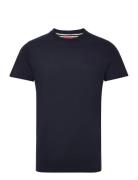 Essential Logo Emb Tee Tops T-Kortærmet Skjorte Navy Superdry