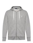 Loopback Fleece Full-Zip Hoodie Tops Sweatshirts & Hoodies Hoodies Gre...