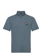 Polo Tops Polos Short-sleeved Navy EA7