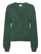 Vilajuli Ls Over Rev Knit Cardi-Noos Tops Knitwear Cardigans Green Vil...
