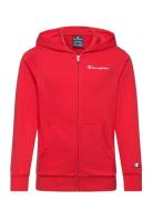 Hooded Full Zip Sweatshirt Sport Sweatshirts & Hoodies Hoodies Red Cha...