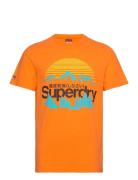 Great Outdoors Nr Graphic Tee Tops T-Kortærmet Skjorte Orange Superdry