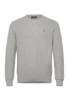 Mesh-Knit Cotton Crewneck Sweater Tops Sweatshirts & Hoodies Sweatshir...