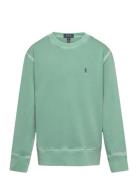 French Terry Sweatshirt Tops Sweatshirts & Hoodies Sweatshirts Green R...
