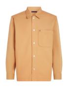 Twill Shirt Jacket Tynd Jakke Orange Tommy Hilfiger
