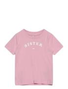 Nmnhisisbro Ls Top Tops T-Kortærmet Skjorte Pink Name It