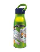 Minecraft, Flexi Håndtag Aluminium Flaske, 760 Ml Home Meal Time Green...