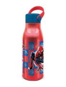 Spiderman, Flexi Håndtag Aluminium Flaske, 760 Ml Home Meal Time Red S...