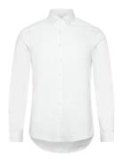 Twill Easy Care Slim Shirt Tops Shirts Business White Calvin Klein