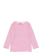 Nmfvemma Ls Slim Top Tops T-shirts Long-sleeved T-Skjorte Pink Name It