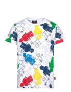 Lwtano 202 - T-Shirt S/S Tops T-Kortærmet Skjorte White LEGO Kidswear
