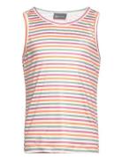 Sport Top - Striped Aop Tops T-shirts Sleeveless Multi/patterned Color...