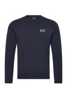 T-Shirt Tops T-Langærmet Skjorte Navy EA7