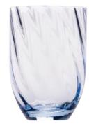 Swirl Tumbler Home Tableware Glass Drinking Glass Blue Anna Von Lipa