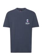 Tjm Reg Unisex Fun Novelty 2 Tee Tops T-Kortærmet Skjorte Navy Tommy J...