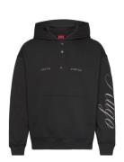 Datrol Designers Sweatshirts & Hoodies Hoodies Black HUGO