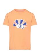 Tngala S_S Tee Tops T-Kortærmet Skjorte Orange The New