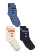 Hmlalfie Sock 3-Pack Sokker Strømper Navy Hummel