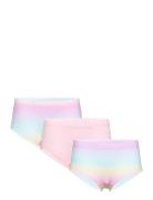 Hipster 3 Pack Rainbow Night & Underwear Underwear Panties Pink Lindex