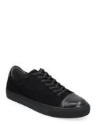 Lescape Suede Low-top Sneakers Black Sneaky Steve